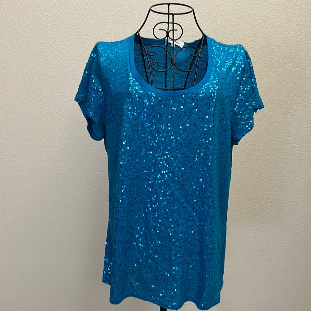 CALVIN KLEIN SPARKLING BLUE TOP